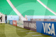 FUSSBALL-WM Katar - Das Al-Thumama-Stadion in Doha