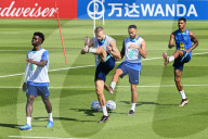 England football team training in Doha 17 Nov 2022