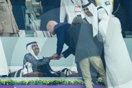 FUSSBALL-WM Katar - FIFA-Präsident Gianni Infantino an der Eröffnungsveranstaltung 