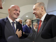 FUSSBALL-WM Katar - FIFA-Präsident Gianni Infantino an der Eröffnungsveranstaltung 