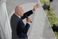 FUSSBALL-WM Katar - FIFA-Präsident Gianni Infantino an der Eröffnungsveranstaltung 