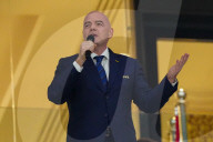 FUSSBALL-WM Katar - FIFA-Präsident Gianni Infantino an der Eröffnungsveranstaltung 