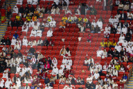 FUSSBALL-WM Katar - Eröffnungsspiel vor leeren Sitzen im Al-Bayt-Stadion