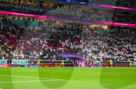 FUSSBALL-WM Katar - Eröffnungsspiel vor leeren Sitzen im Al-Bayt-Stadion