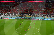 FUSSBALL-WM Katar - Eröffnungsspiel vor leeren Sitzen im Al-Bayt-Stadion