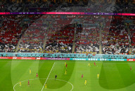 FUSSBALL-WM Katar - Eröffnungsspiel vor leeren Sitzen im Al-Bayt-Stadion