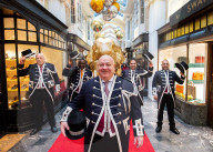 Christmas at the Burlington Arcade, London, UK.