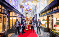 Christmas at the Burlington Arcade, London, UK.