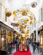 Christmas at the Burlington Arcade, London, UK.