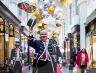 Christmas at the Burlington Arcade, London, UK.