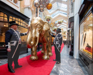 Christmas at the Burlington Arcade, London, UK.