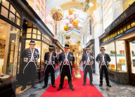 Christmas at the Burlington Arcade, London, UK.