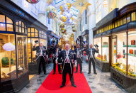 Christmas at the Burlington Arcade, London, UK.