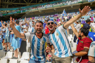FUSSBALL-WM Katar - Argentinien-Fans
 vor dem Spiel gegen saudi-Arabien