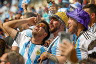 FUSSBALL-WM Katar - Argentinien-Fans
 vor dem Spiel gegen saudi-Arabien