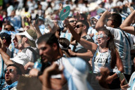 FUSSBALL-WM Katar - Argentinien-Fans
 vor dem Spiel gegen saudi-Arabien