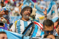 FUSSBALL-WM Katar - Argentinien-Fans
 vor dem Spiel gegen saudi-Arabien