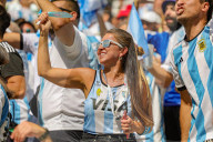 FUSSBALL-WM Katar - Argentinien-Fans
 vor dem Spiel gegen saudi-Arabien