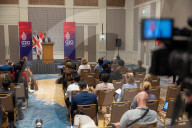 The Prime Minister Rishi Sunak holds a press conference at G20
