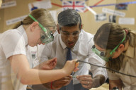 Prime Minister Rishi Sunak visits Eramus Darwin Academy