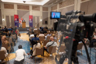 The Prime Minister Rishi Sunak holds a press conference at G20
