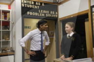Prime Minister Rishi Sunak visits Eramus Darwin Academy