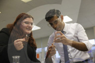Prime Minister Rishi Sunak visits Eramus Darwin Academy