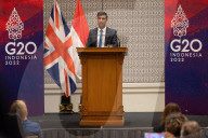 The Prime Minister Rishi Sunak holds a press conference at G20