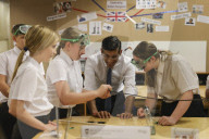 Prime Minister Rishi Sunak visits Eramus Darwin Academy