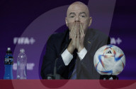 Gianni Infantino does his Football Jesus act during strange monologue on Qatar.