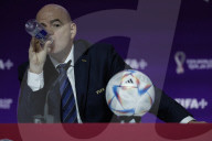 Gianni Infantino does his Football Jesus act during strange monologue on Qatar.