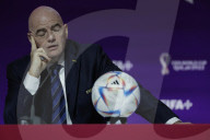 Gianni Infantino does his Football Jesus act during strange monologue on Qatar.