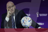 Gianni Infantino does his Football Jesus act during strange monologue on Qatar.