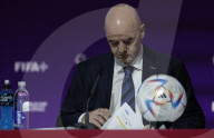 Gianni Infantino does his Football Jesus act during strange monologue on Qatar.
