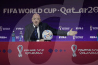 Gianni Infantino does his Football Jesus act during strange monologue on Qatar.