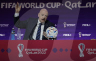 Gianni Infantino does his Football Jesus act during strange monologue on Qatar.