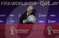 Gianni Infantino does his Football Jesus act during strange monologue on Qatar.