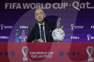 Gianni Infantino does his Football Jesus act during strange monologue on Qatar.