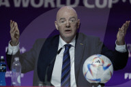 Gianni Infantino does his Football Jesus act during strange monologue on Qatar.