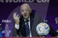 Gianni Infantino does his Football Jesus act during strange monologue on Qatar.