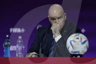 Gianni Infantino does his Football Jesus act during strange monologue on Qatar.