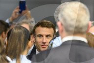 NEWS - Präsident Emmanuel Macron besucht den 104. Bürgermeisterkongress in Paris