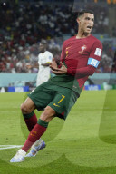 FUSSBALL-WM Katar - Cristiano Ronaldo im Spiel Portugal gegen Ghana
