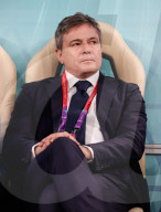 FUSSBALL-WM Katar - Serbiens Cheftrainer Dragan Stojkovic lässt seinen Emotionen freien Lauf