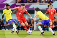 FUSSBALL-WM Katar - Brasilien - Schweiz 1:0