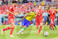 FUSSBALL-WM Katar - Brasilien - Schweiz 1:0