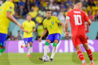 FUSSBALL-WM Katar - Brasilien - Schweiz 1:0