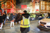 FUSSBALL-WM Katar - Marokkanische Fussballfans feiern den Einzug ins Achtelfinal