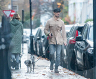 Excl - David Gandy Walks Luna in Chelsea