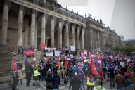 ‘We’re not here because it’s fun’: UK university staff join picket lines